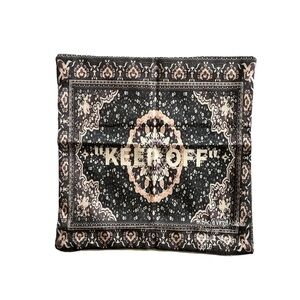 Throw Pillow Cover “Keep Off” Square For Racing Horses Design Brand New